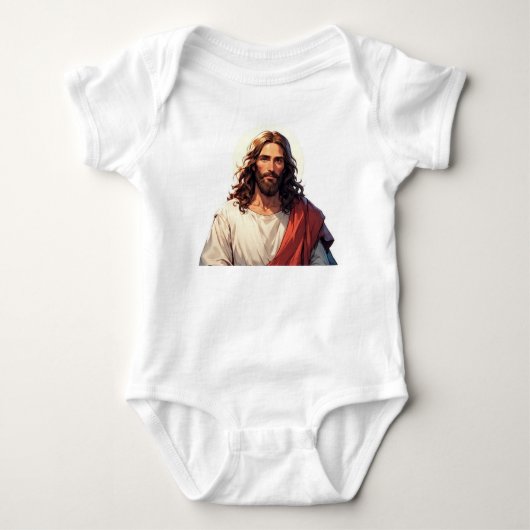 Body Combinaison bébé chrétien Jésus-Christ (Devant)