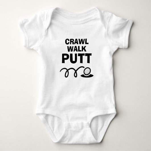 Body Combinaison bébé drôle de golf Crawl Walk Putt (Devant)