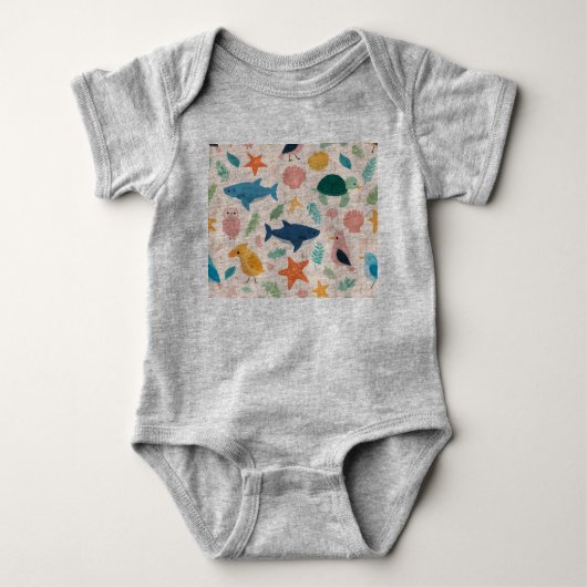 Body Combinaison bébé été (Devant)