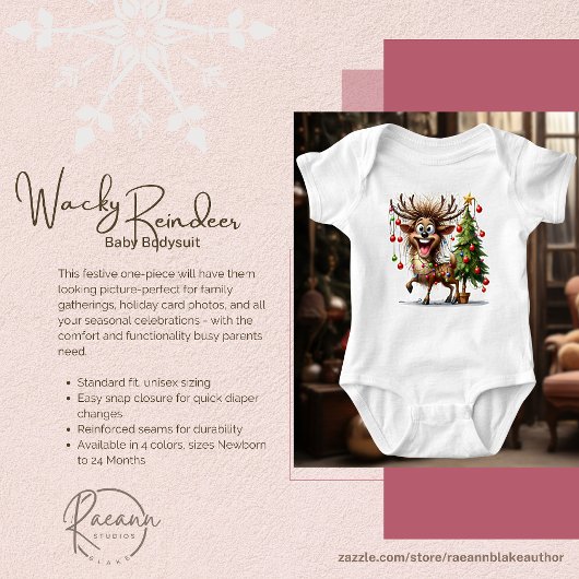 Body Combinaison bébé faon rigolo
