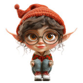 Body Combinaison bébé Fille écoutant Elfe de Noël