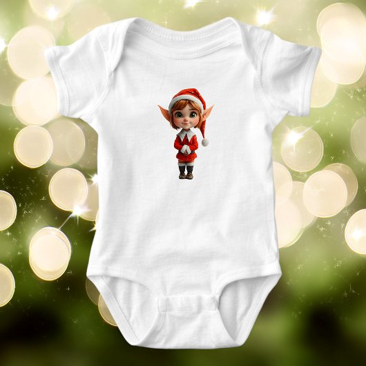 Body Combinaison bébé Fille Elf Noël Perky