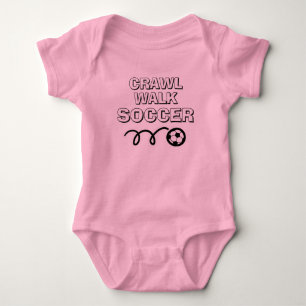 Body Combinaison bébé football mignon pour ramper et ma