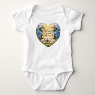 Body Combinaison bébé garçon chrétien Jésus m'aime