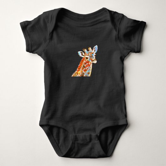 Body combinaison bébé girafe (Devant)