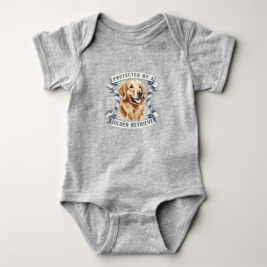 Body Combinaison bébé Golden Retriever (Devant)