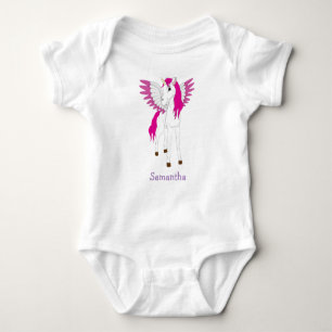 Body Combinaison bébé licorne ailée pour fête