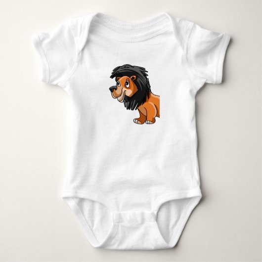 Body Combinaison bébé lion amical (Devant)