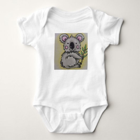 Body Combinaison bébé motif koala (Devant)