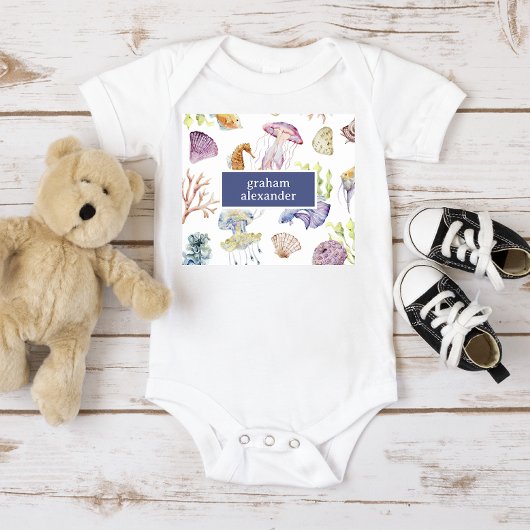 Body Combinaison bébé Océan