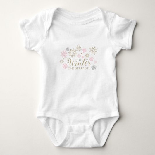 Body Combinaison bébé ONEderland d'hiver (Devant)