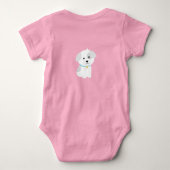 Body Combinaison bébé Petit Chien (Dos)