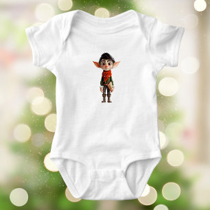 Body Combinaison bébé Poète Adolescent Elfe de Noël