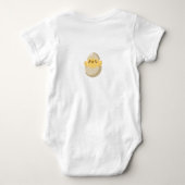 Body Combinaison bébé poussin éclos (Dos)