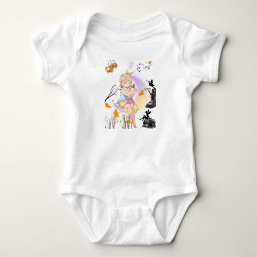 Body Combinaison bébé Princesse Fée Anime (Devant)
