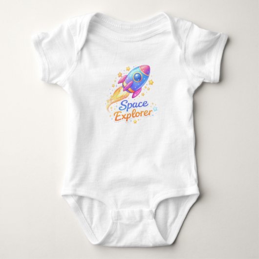 Body Combinaison bébé Space Explorer Rocket (Devant)