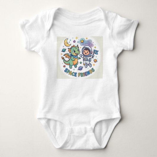 Body Combinaison bébé SpaceFriends (Devant)