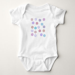 Body Combinaison bébé / tout-petit mignonne à flocons d