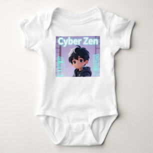 Body Combinaison Cyber Zen 3D Anime Garçon Bébé Futuris