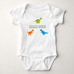 Body Combinaison de bébé avec des dinosaures à
