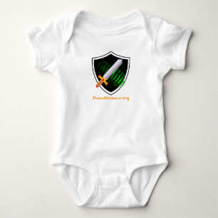 Body Combinaison de bébé (blanche) avec le logo