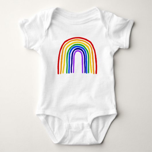 Body Combinaison de bébé d'arc-en-ciel (Devant)
