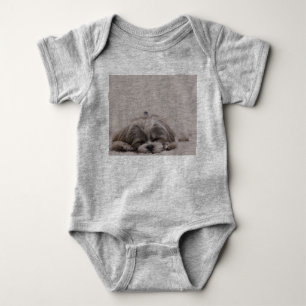 Body Combinaison de bébé de tzu de sommeil Shih, chie