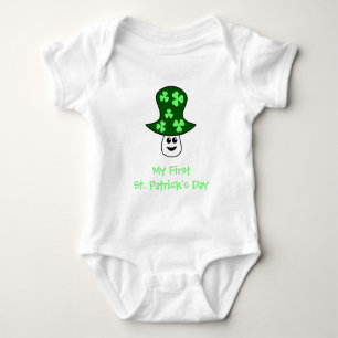 Body Combinaison de bébé du champignon de St Patrick