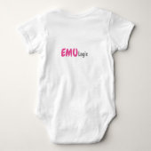 Body Combinaison de bébé par la logique d'ÉMEU (Dos)