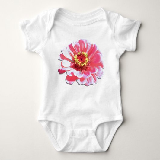 Body Combinaison de bébé - Zinnia rose (Devant)
