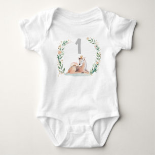 Body Combinaison de naissance Cerf Winter Onederland 1