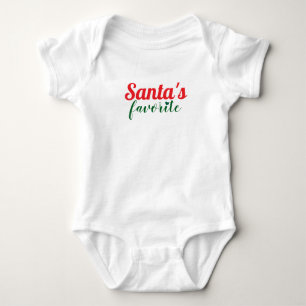 Body Combinaison de Noël préférée du Père Noël pour béb