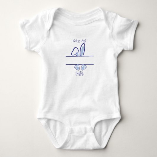 Body Combinaison de Pâques pour bébé garçon (Devant)