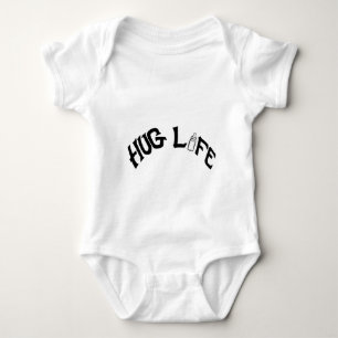 Body Combinaison du Jersey de bébé, blanc - la vie