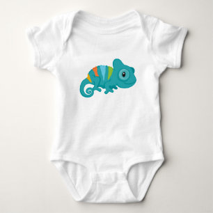 Body Combinaison du Jersey de bébé de caméléon