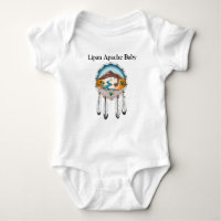 Combinaison du Jersey de bébé de Lipan Apache