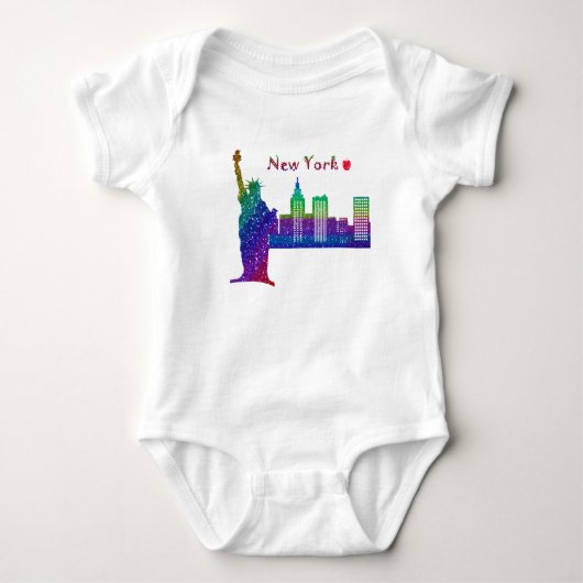 Body Combinaison du Jersey de bébé de New York (Devant)