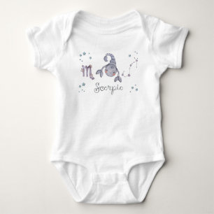 Body Combinaison et T-Shirt Bébé Scorpion Zodiaque