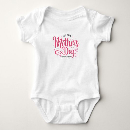 Body Combinaison faite sur commande du jour de mère (Devant)