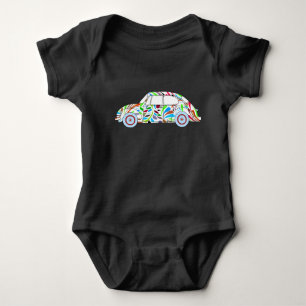 Body Combinaison hippie fraîche de voiture de bébé