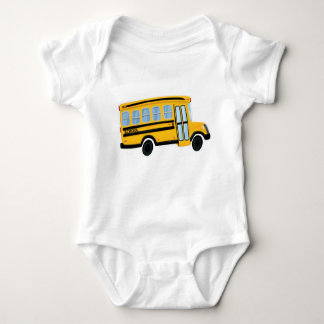 Body Combinaison mignonne de bébé d'autobus scolaire
