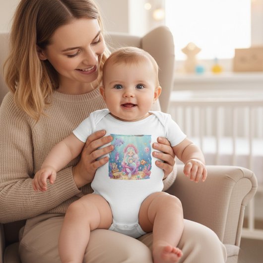 Body Combinaison mignonne sous l'océan avec une sirène 