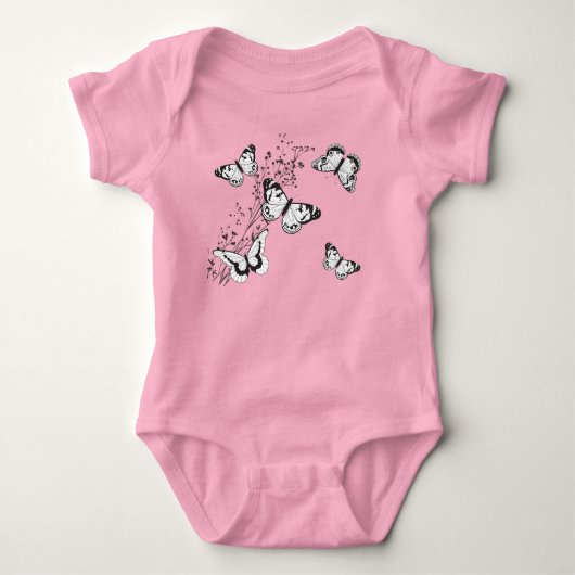 Body Combinaison Papillon Fille (Devant)