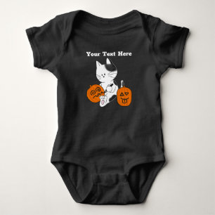 Body Combinaison pour bébé chatte d'Halloween personnal