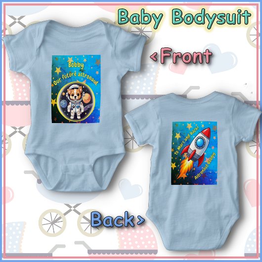 Body Combinaison pour bébé - Fusée pour Mars