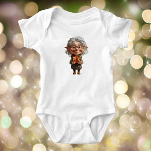 Body Combinaison pour bébé lutin de Noël enseignant