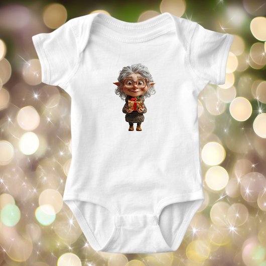Body Combinaison pour bébé lutin de Noël enseignant