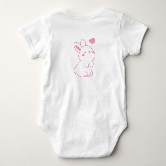 Body Combinaisons corps mignons de lapin (Dos)