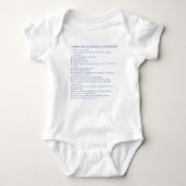 Body Comment changer un maillot de bébé de couche (Devant)