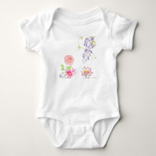 Body “Conception aquarelle de jardin aux douces florais
